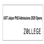 UOT Jaipur PhD Admissions 2025 Opens